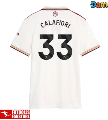 Arsenal Riccardo Calafiori #33 Tredje Tröja Dam 2025-26 Kortärmad